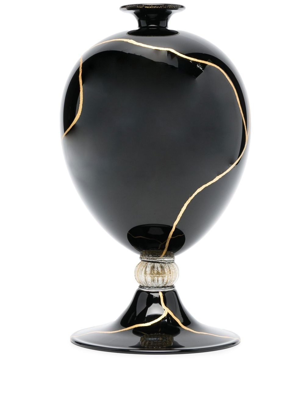 Venini circular ceramic vase - Black von Venini