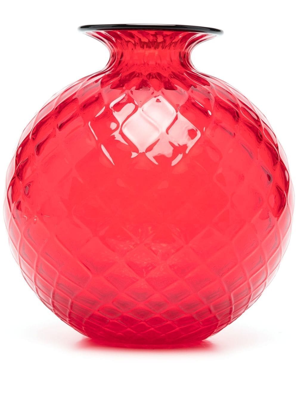 Venini monofiore glass vase - Red von Venini