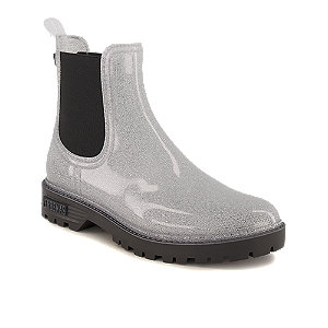 Verbenas Gaudi Brillo Damen Chelsea Gummistiefel Silber von Verbenas