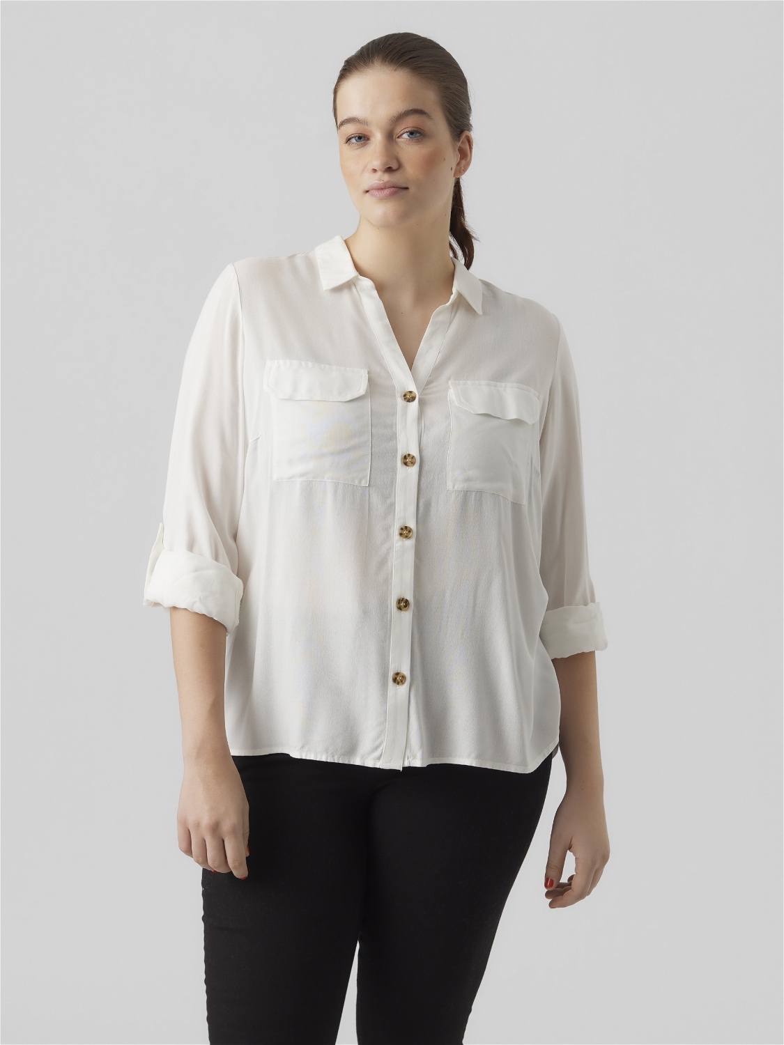 Vero Moda Curve Hemdbluse »VMBUMPY L/S SHIRT NEW CURVE GA NOOS« Vero Moda Curve Hemdbluse »VMBUMPY L/S SHIRT NEW CURVE GA NOOS« von Vero Moda Curve