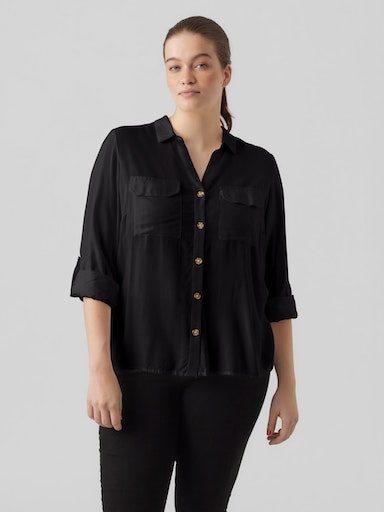 Vero Moda Curve Hemdbluse »VMBUMPY L/S SHIRT NEW CURVE GA NOOS« von Vero Moda Curve