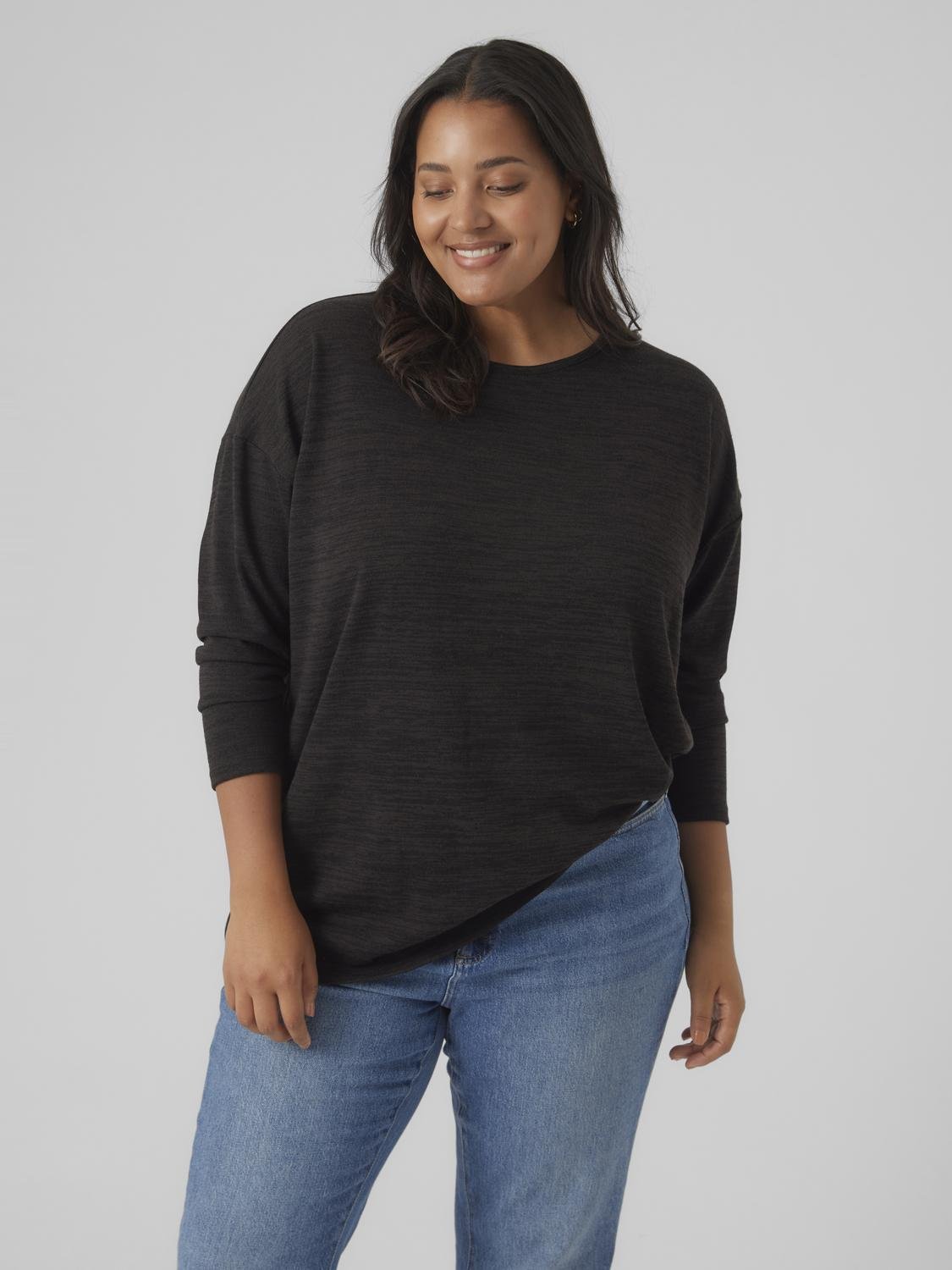 Vero Moda Curve Langarmshirt »VMCKATIE LS LONG TOP JRS NOOS CUR« Vero Moda Curve Langarmshirt »VMCKATIE LS LONG TOP JRS NOOS CUR« von Vero Moda Curve