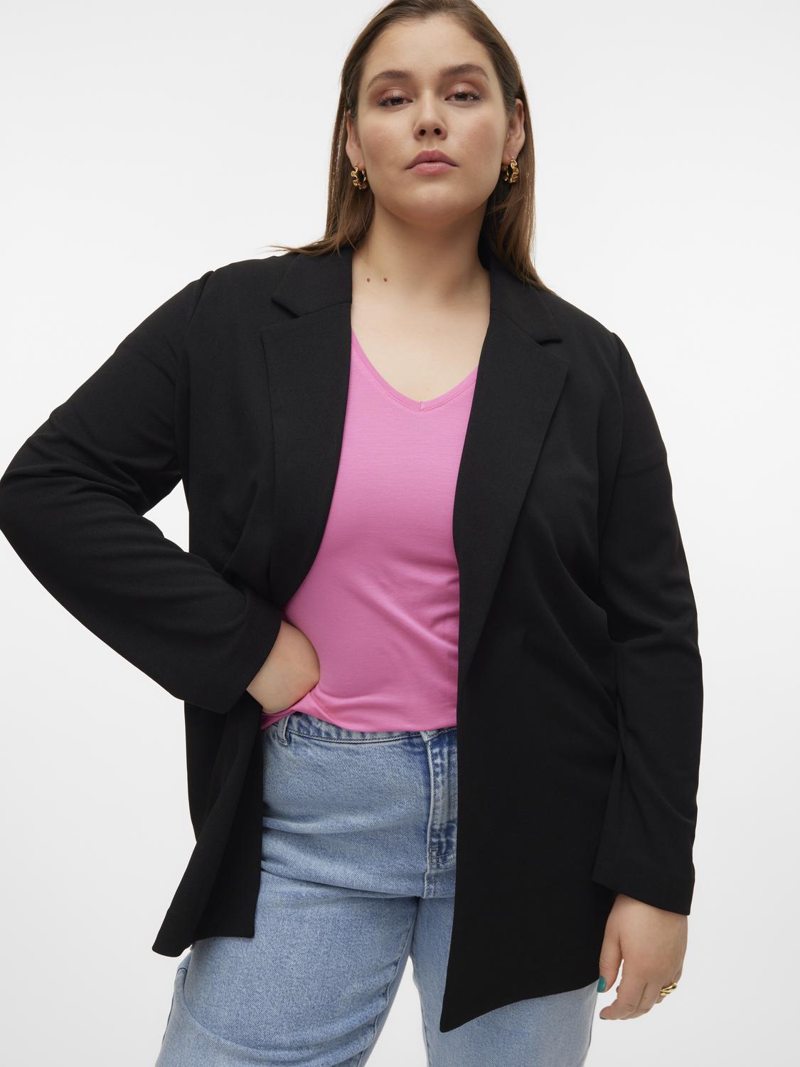 Vero Moda Curve Longblazer »VMCLIVA LS LONG BLAZER CUR NOOS« von Vero Moda Curve