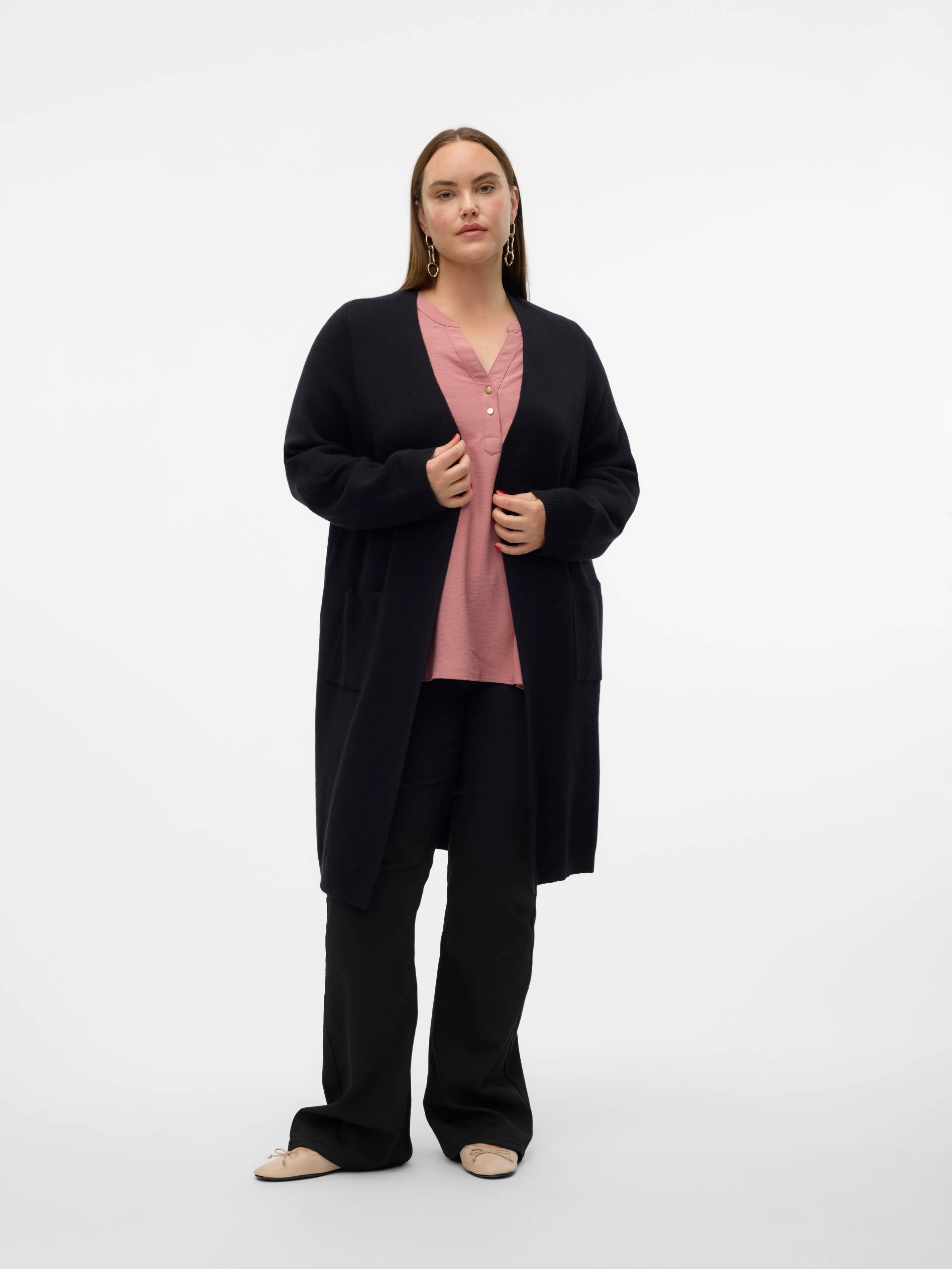 Vero Moda Curve Longstrickjacke »VMCSABA LS POCKET COATIGAN GA CUR NOOS« Vero Moda Curve Longstrickjacke »VMCSABA LS POCKET COATIGAN GA CUR NOOS« von Vero Moda Curve