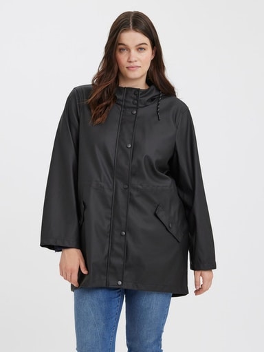 Vero Moda Curve Outdoorjacke »VMCMALOU COATED JACKET CUR NOOS«, mit Kapuze Vero Moda Curve Outdoorjacke »VMCMALOU COATED JACKET CUR NOOS«, mit Kapuze von Vero Moda Curve