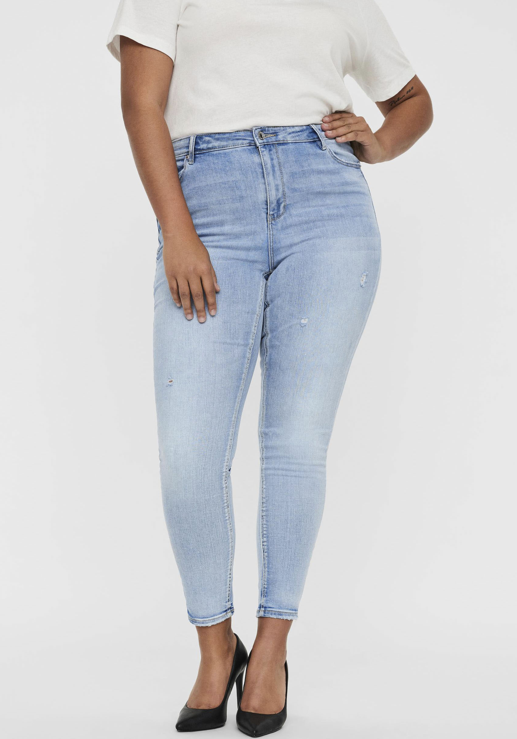 Vero Moda Curve Skinny-fit-Jeans »VMPHIA HR SKINNY J GU3162 CURVE NOOS« Vero Moda Curve Skinny-fit-Jeans »VMPHIA HR SKINNY J GU3162 CURVE NOOS« von Vero Moda Curve