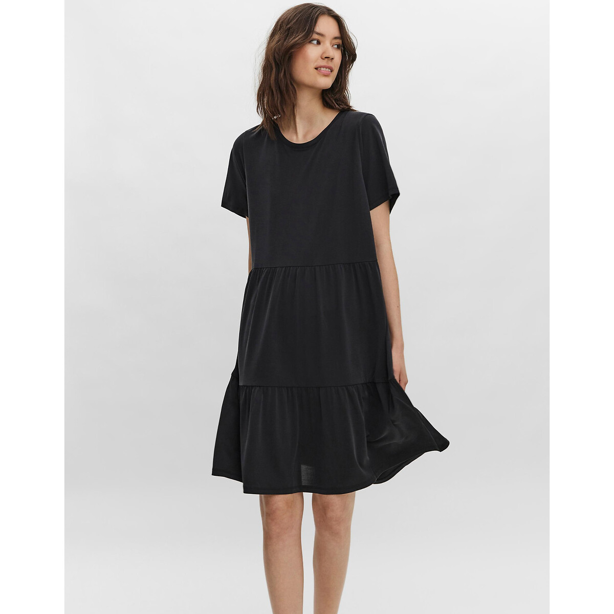 Ausgestelltes Kleid, kurze Ärmel von Vero Moda