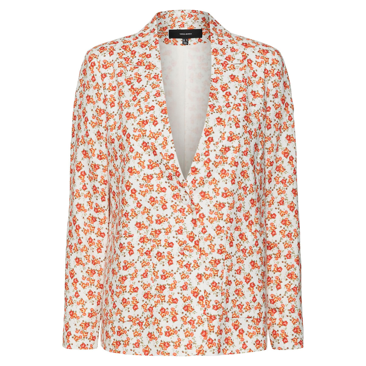 Bedruckter Blazer, gerade Schnittform von Vero Moda