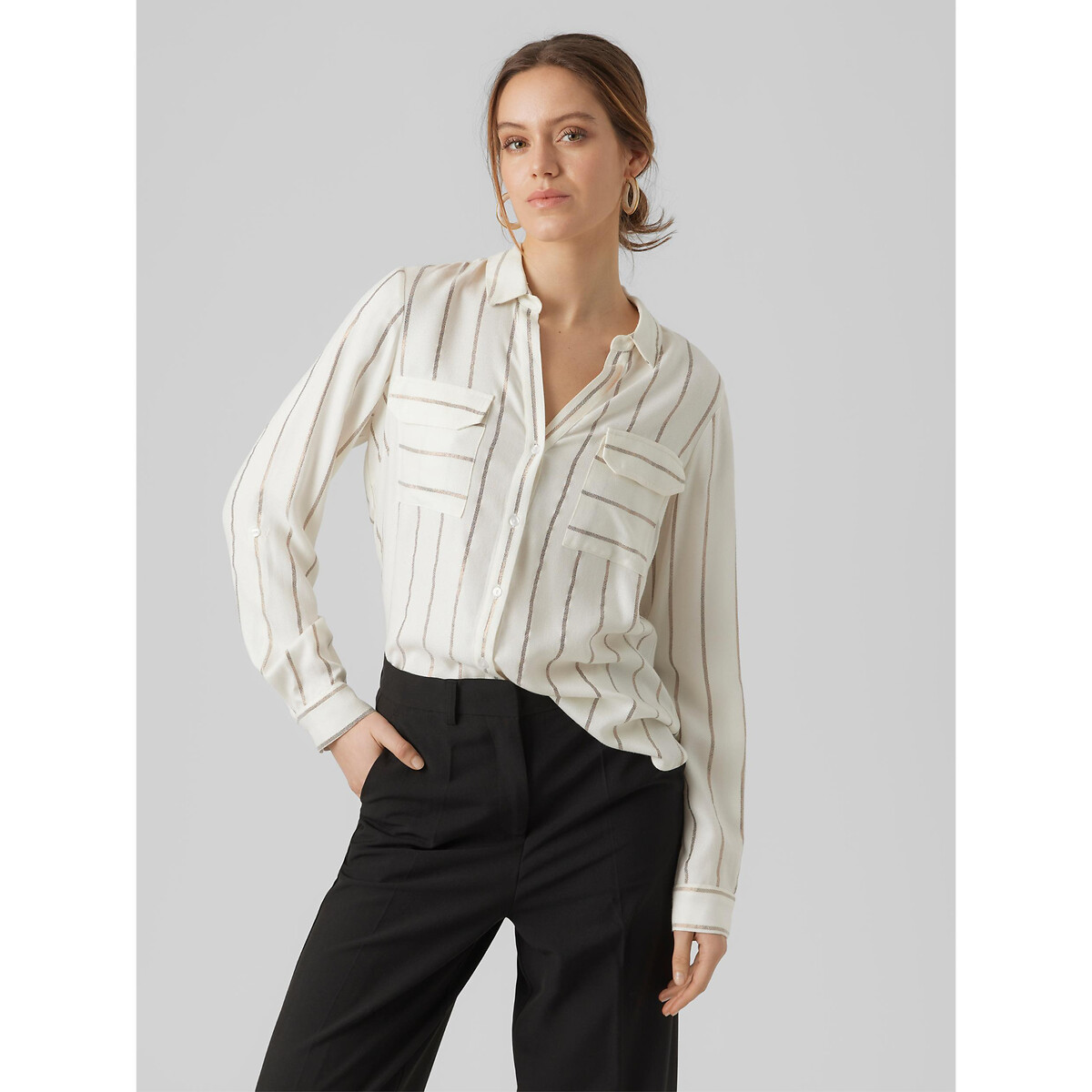 Bluse mit feinen Streifen von Vero Moda