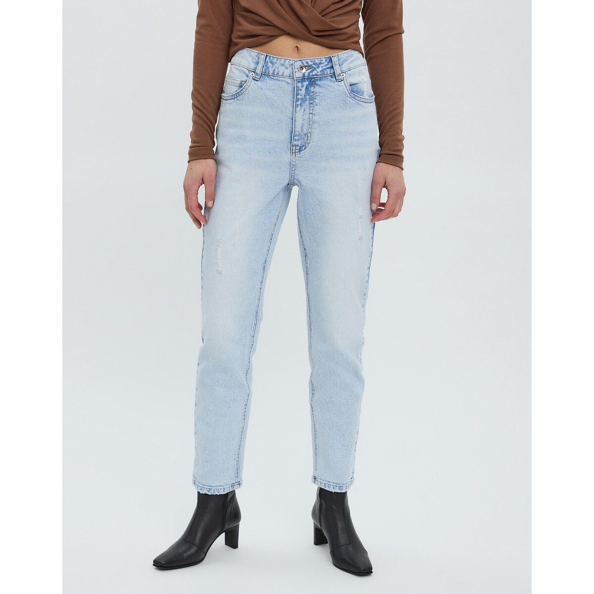 Gerade Jeans, hoher Bund von Vero Moda