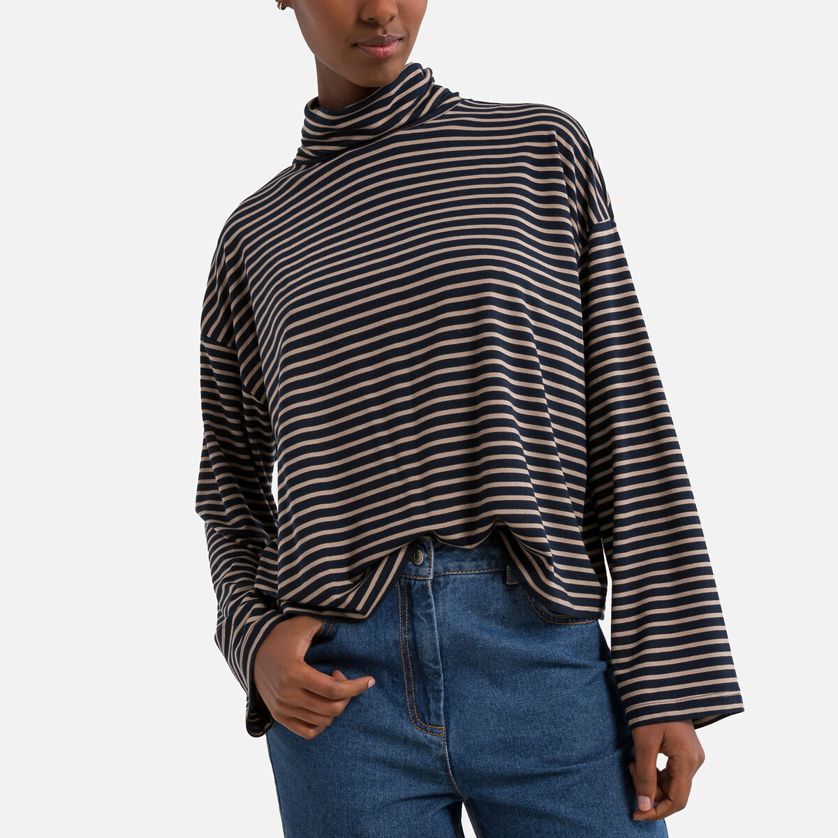 Gestreiftes Rollkragenshirt von Vero Moda