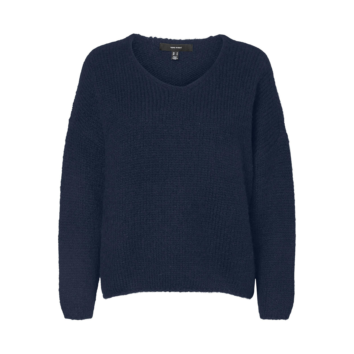 Pullover mit V-Ausschnitt, Feinstrick von Vero Moda