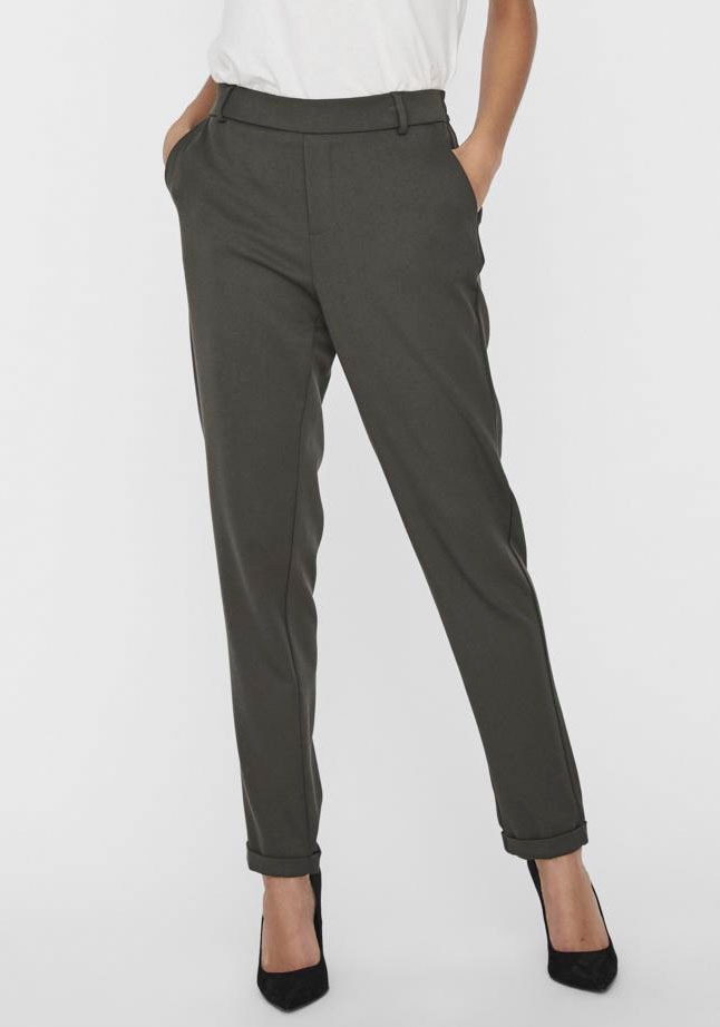 Vero Moda Anzughose »VMMAYA MR LOOSE SOLID PANT NOOS«, knöchelfreie Form mit Saumaufschlag von Vero Moda