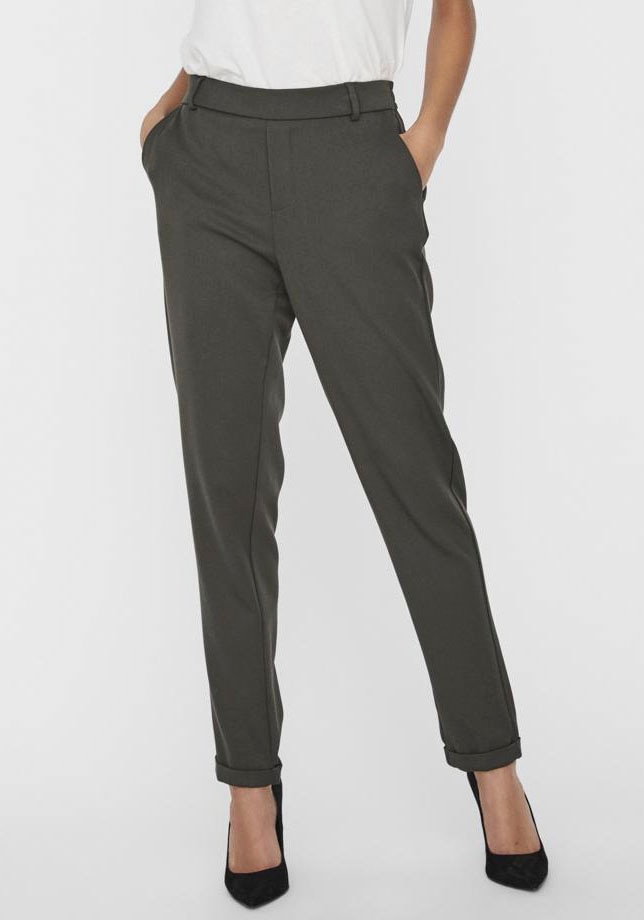 Vero Moda Anzughose »VMMAYA MR LOOSE SOLID PANT NOOS«, knöchelfreie Form mit Saumaufschlag von Vero Moda