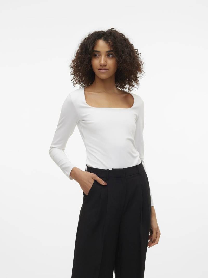 Vero Moda Blusenshirt »VMMILLION LS SQUARE TOP 2-WAY JRS« von Vero Moda