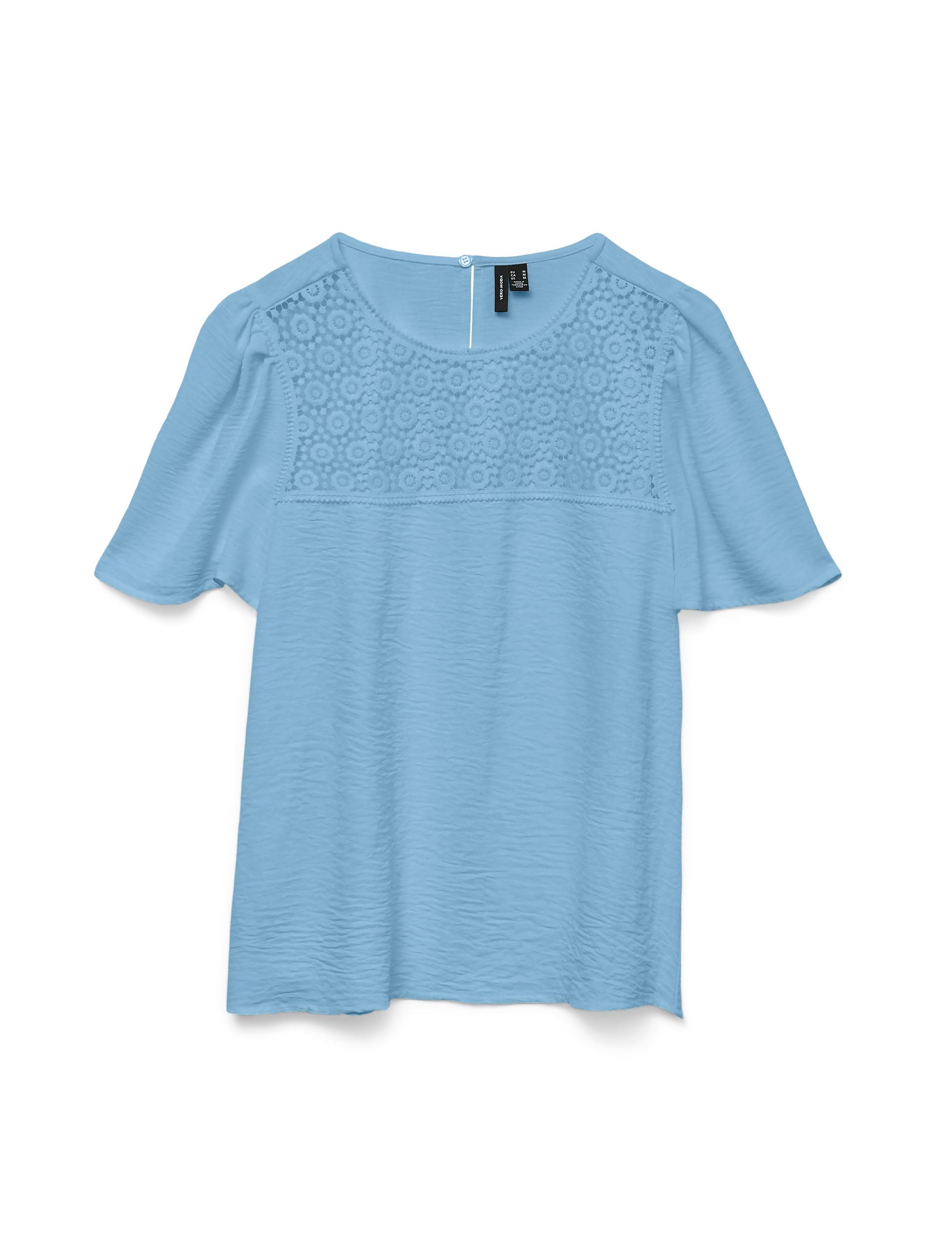 Vero Moda Blusentop »VMALVA CROCHET SS TOP WVN GA« Vero Moda Blusentop »VMALVA CROCHET SS TOP WVN GA« von Vero Moda
