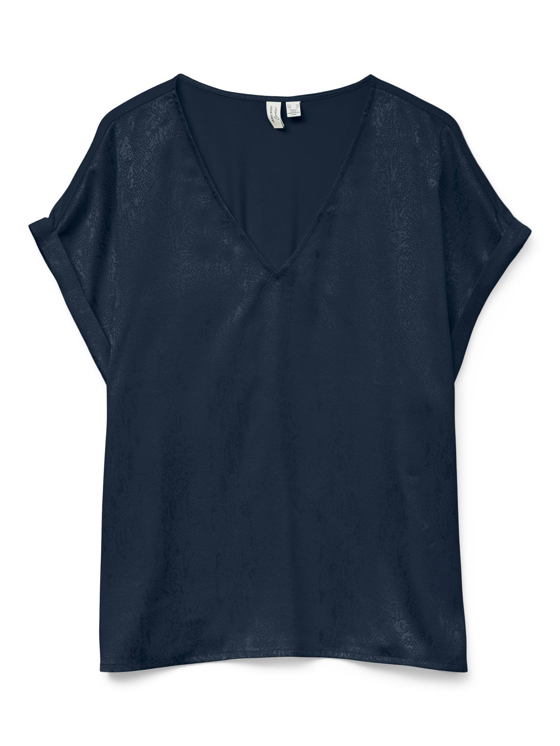 Vero Moda Blusentop »VMBALIA S/S V-NECK T-SHIRT WVN BTQ GA« Vero Moda Blusentop »VMBALIA S/S V-NECK T-SHIRT WVN BTQ GA« von Vero Moda