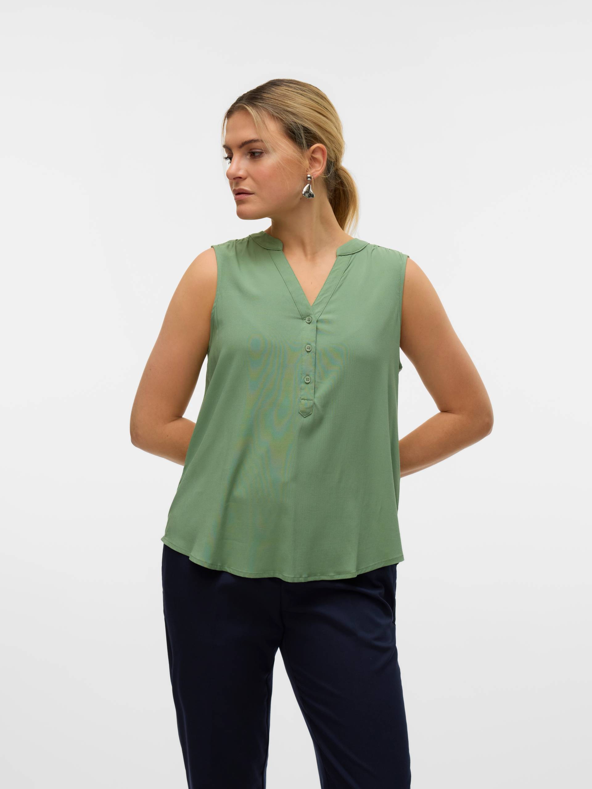 Vero Moda Blusentop »VMBELLA SL V-NECK TOP WVN GA NOOS« von Vero Moda