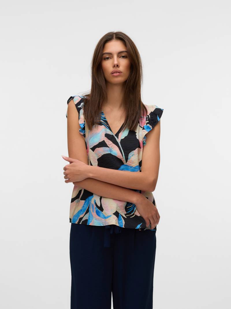 Vero Moda Blusentop »VMJOSIE SL V-NECK TOP WVN GA« von Vero Moda