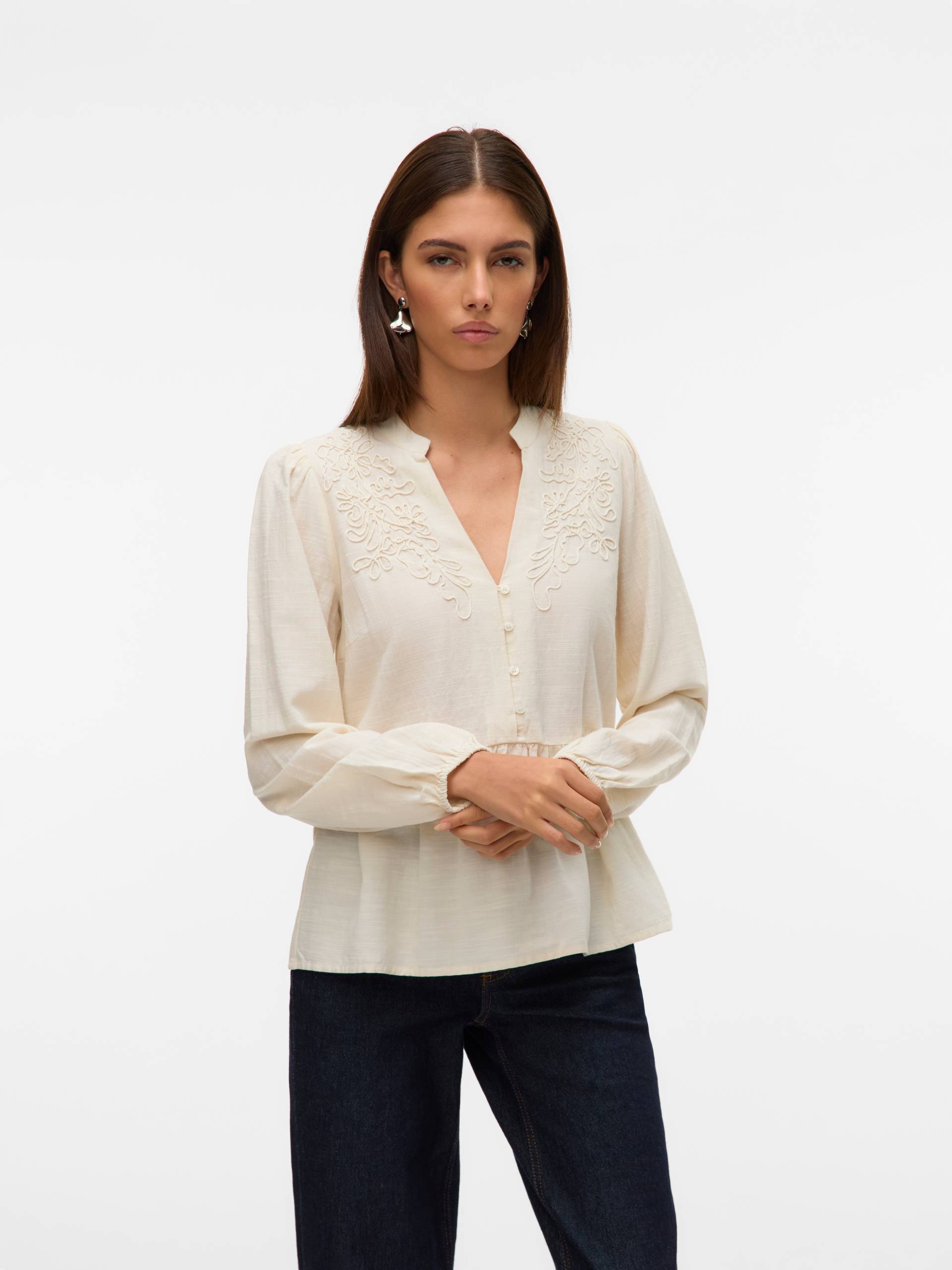 Vero Moda Blusentop »VMLOUISE LS TOP WVN« Vero Moda Blusentop »VMLOUISE LS TOP WVN« von Vero Moda