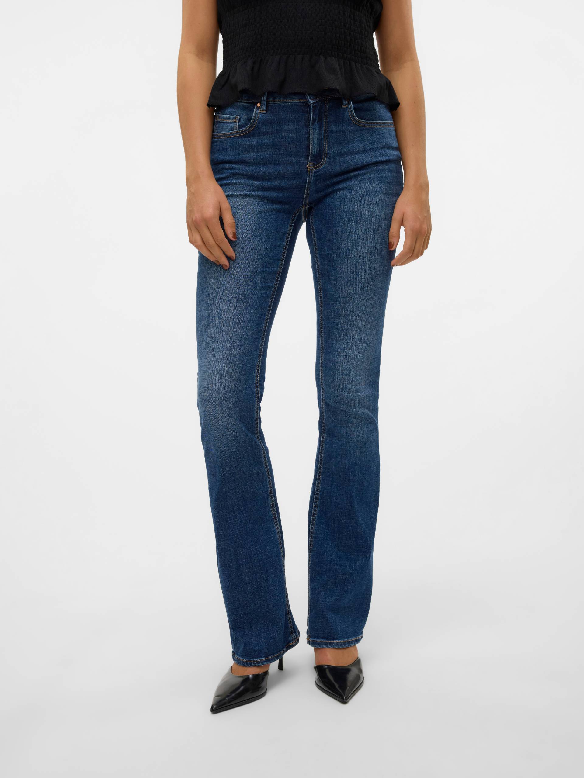 Vero Moda Bootcut-Jeans »VMFLASH MR FLARED JEANS LI3110 GA NOOS« Vero Moda Bootcut-Jeans »VMFLASH MR FLARED JEANS LI3110 GA NOOS« von Vero Moda