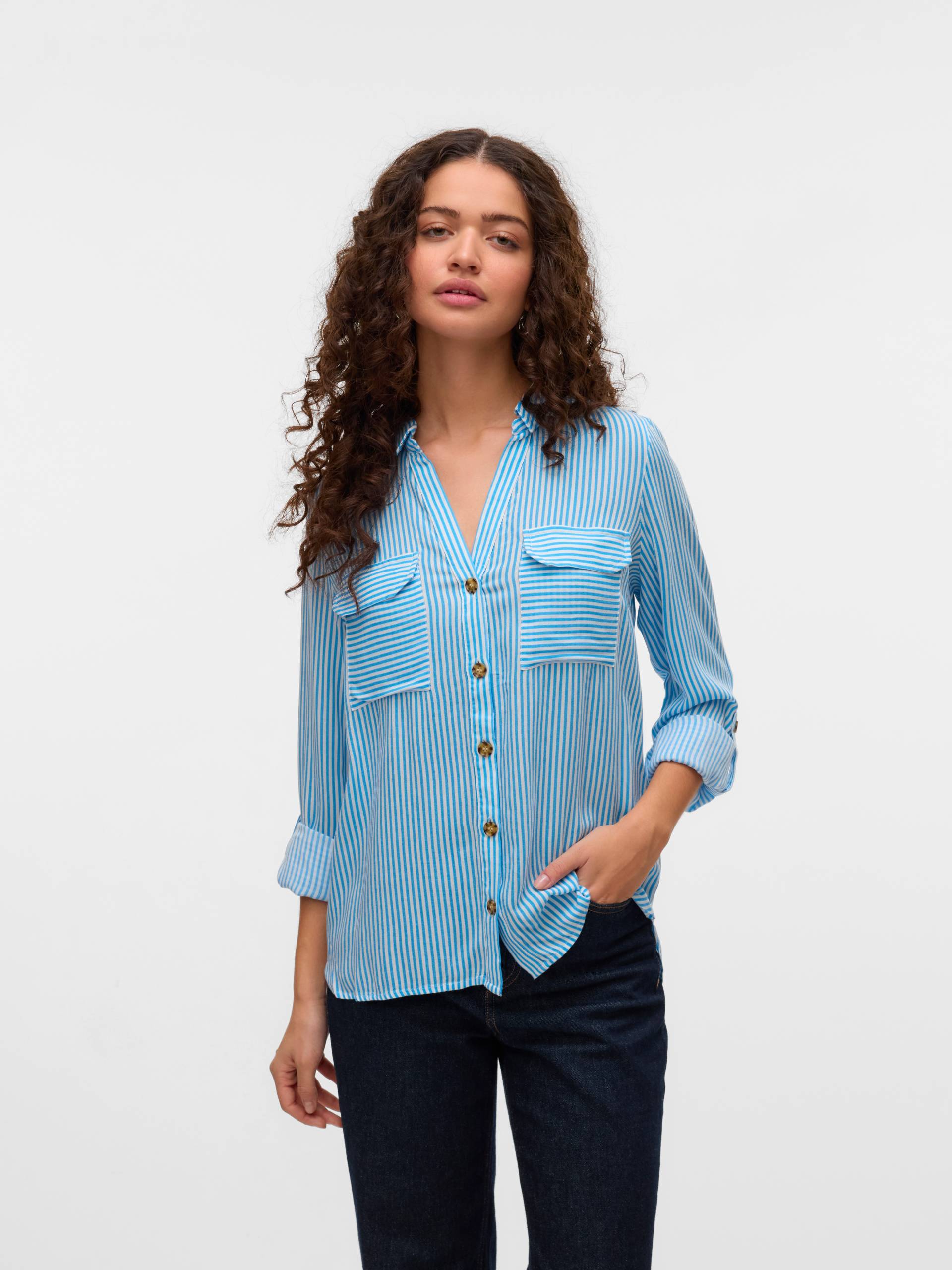Vero Moda Hemdbluse »VMBUMPY L/S SHIRT NEW WVN GA NOOS« Vero Moda Hemdbluse »VMBUMPY L/S SHIRT NEW WVN GA NOOS« von Vero Moda