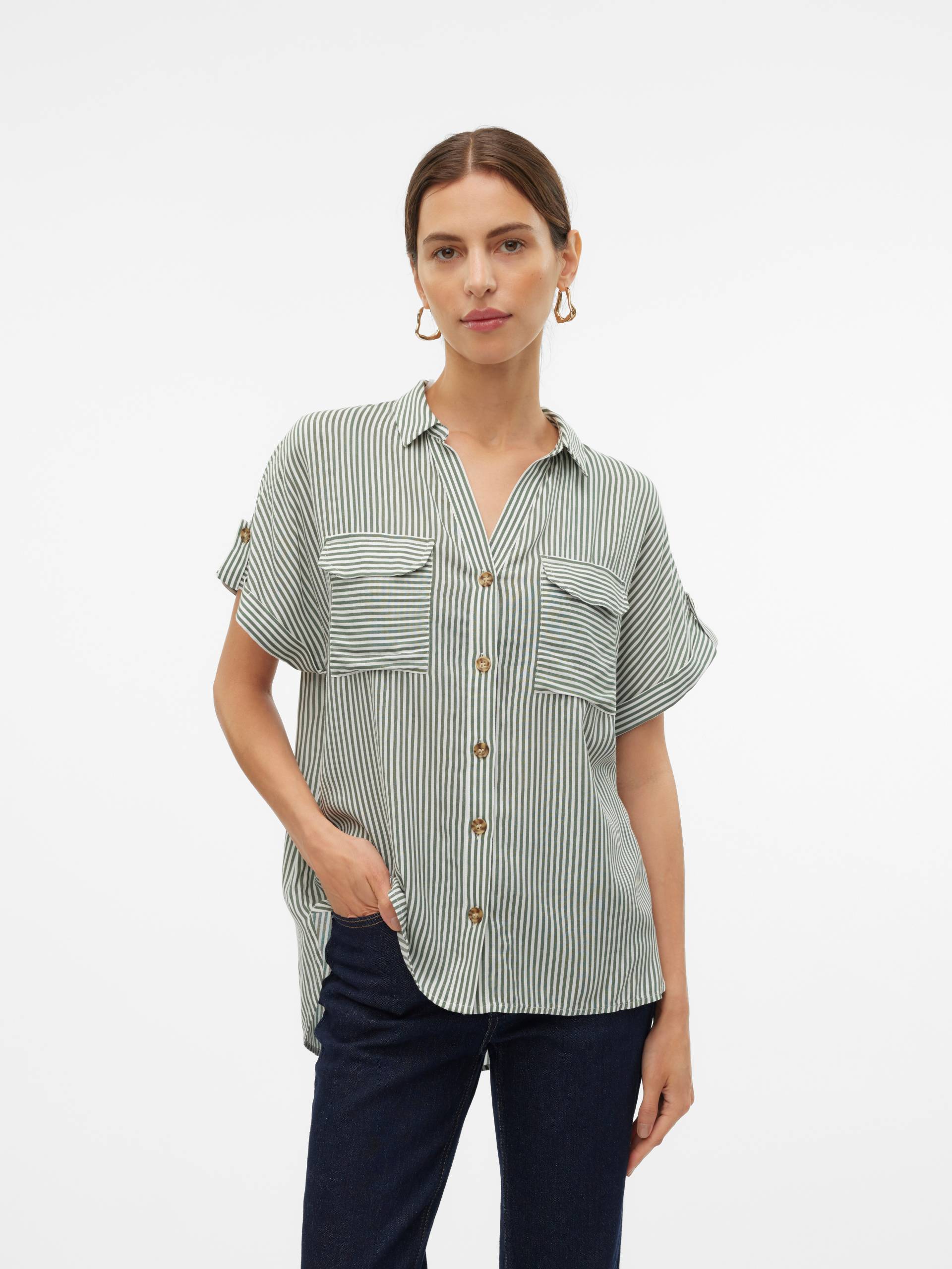 Vero Moda Hemdbluse »VMBUMPY S/S SHIRT WVN GA NOOS« Vero Moda Hemdbluse »VMBUMPY S/S SHIRT WVN GA NOOS« von Vero Moda