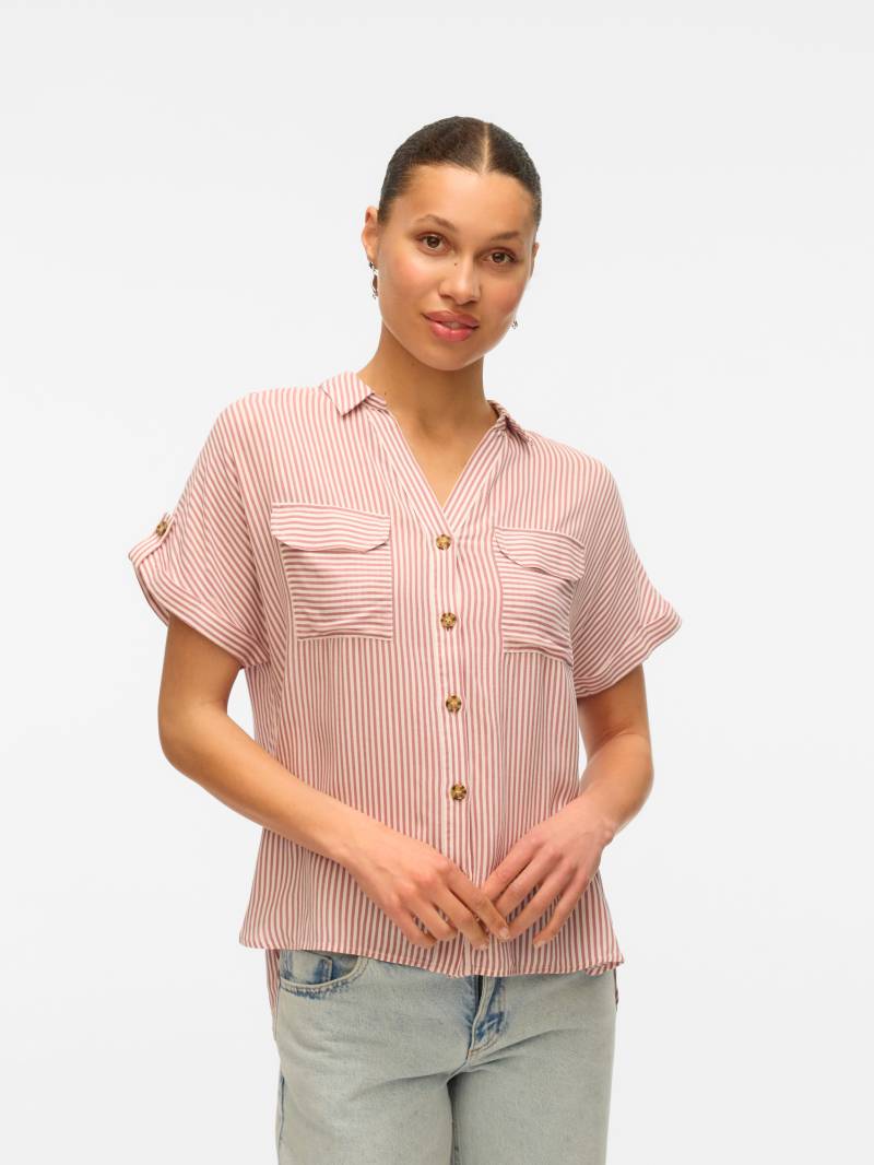 Vero Moda Hemdbluse »VMBUMPY S/S SHIRT WVN GA NOOS« von Vero Moda