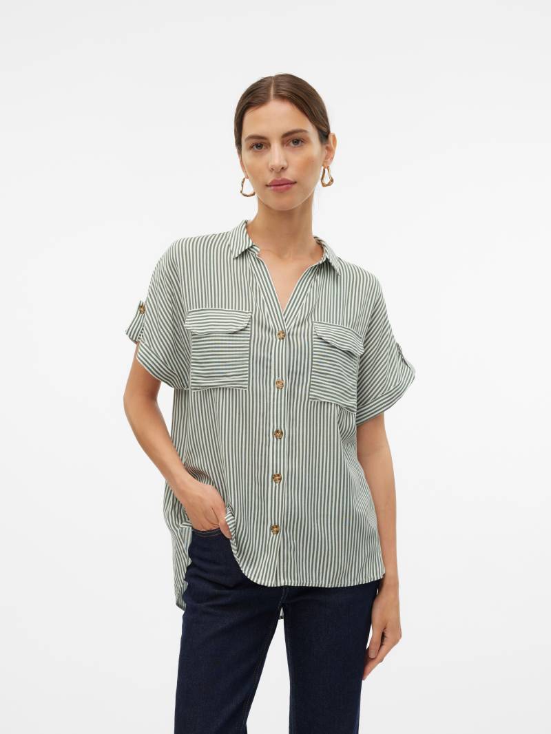 Vero Moda Hemdbluse »VMBUMPY S/S SHIRT WVN GA NOOS« von Vero Moda