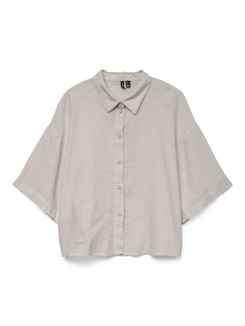 Vero Moda Hemdbluse »VMLINN LINEN 2/4 SHORT SHIRT WVN NOOS« von Vero Moda