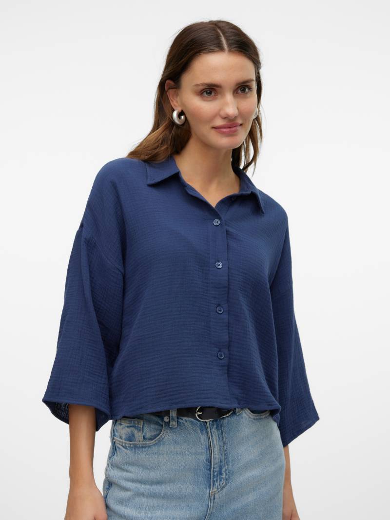 Vero Moda Hemdbluse »VMNATALI CROP SHIRT WVN NOOS« von Vero Moda