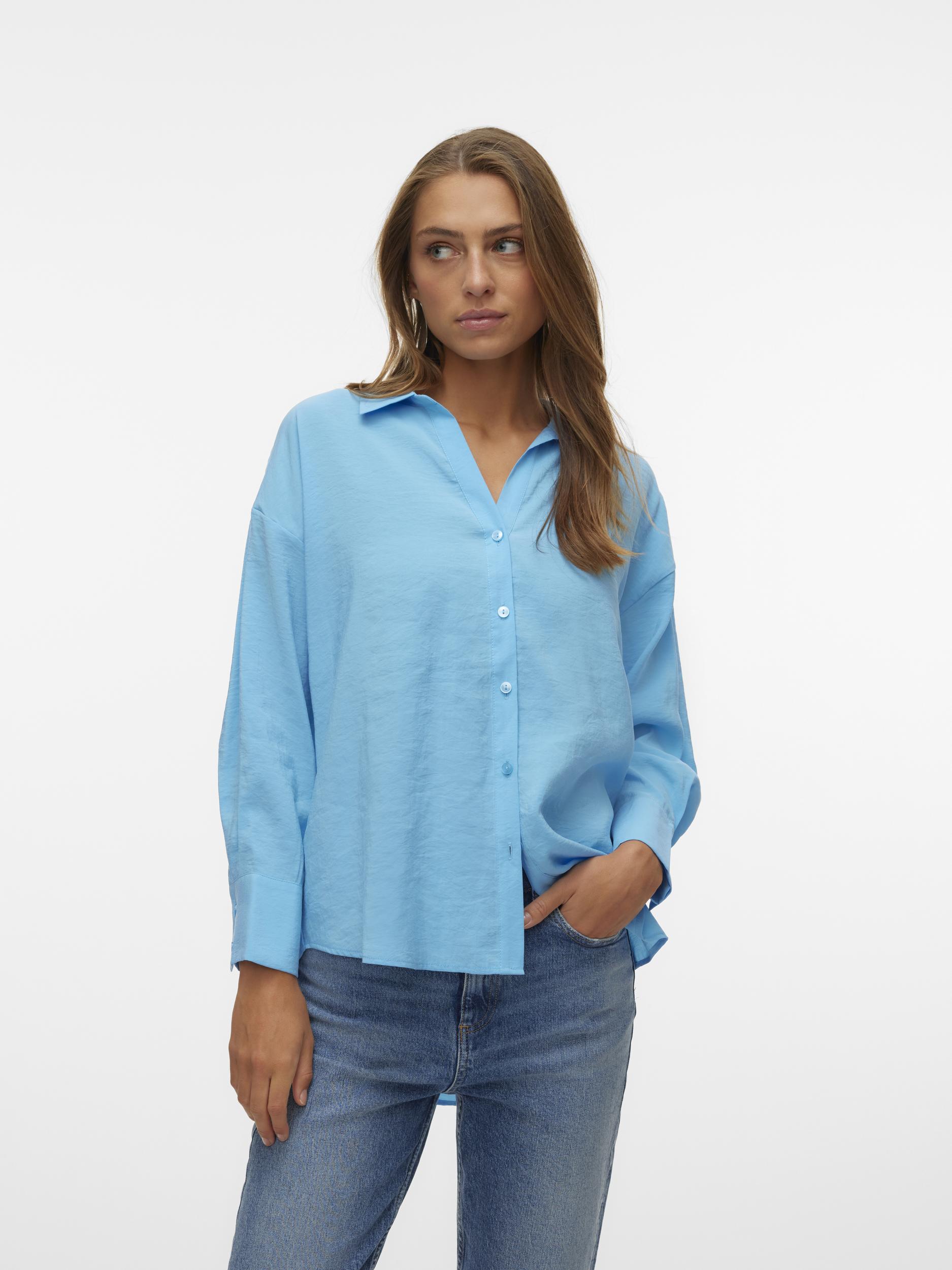 Vero Moda Hemdbluse »VMQUEENY LS OVERSIZE SHIRT WVN GA NOOS« von Vero Moda