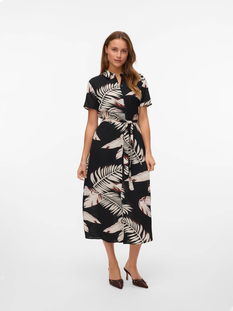 Vero Moda Hemdblusenkleid »VMEASY JOY S/S LONG SHIRT DRESS WVN GA« von Vero Moda