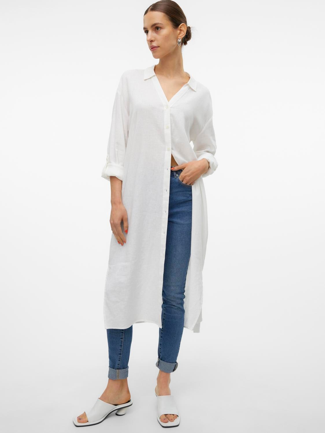 Vero Moda Hemdblusenkleid »VMLINN LOOSE CALF SHIRT WVN NOOS« Vero Moda Hemdblusenkleid »VMLINN LOOSE CALF SHIRT WVN NOOS« von Vero Moda
