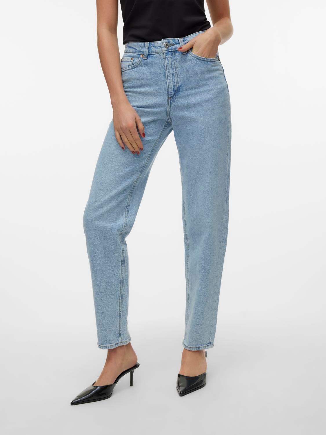 Vero Moda High-waist-Jeans »VMTESSA HR MOM JEANS RA389 GA NOOS« von Vero Moda