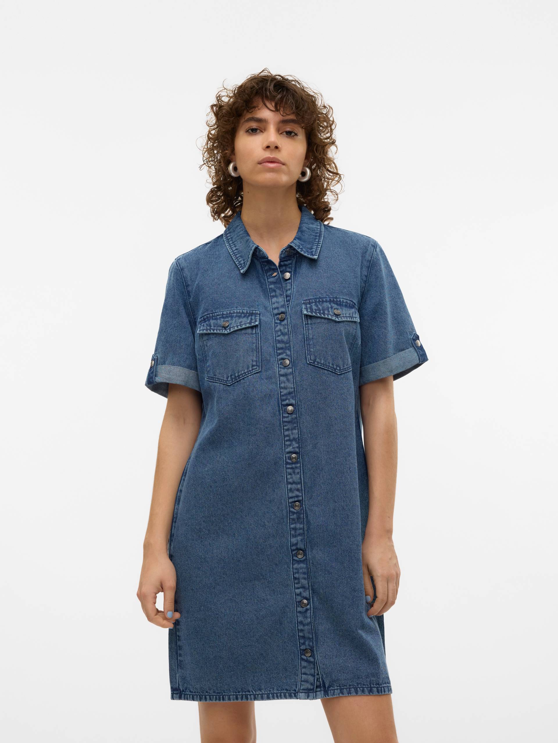 Vero Moda Jeanskleid »VMJENNIE SS SHORT DENIM DRESS NOOS« von Vero Moda