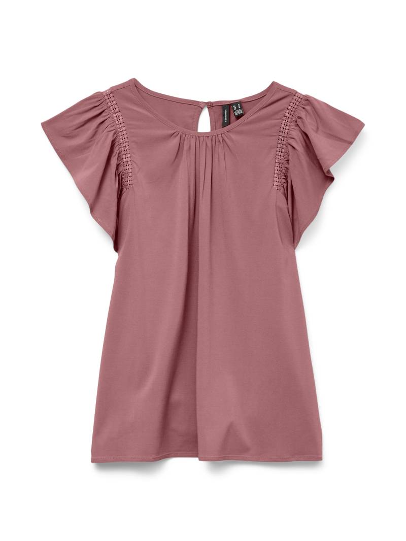 Vero Moda Kurzarmbluse »VMBELLA SS LACE TOP WVN GA NOOS« von Vero Moda