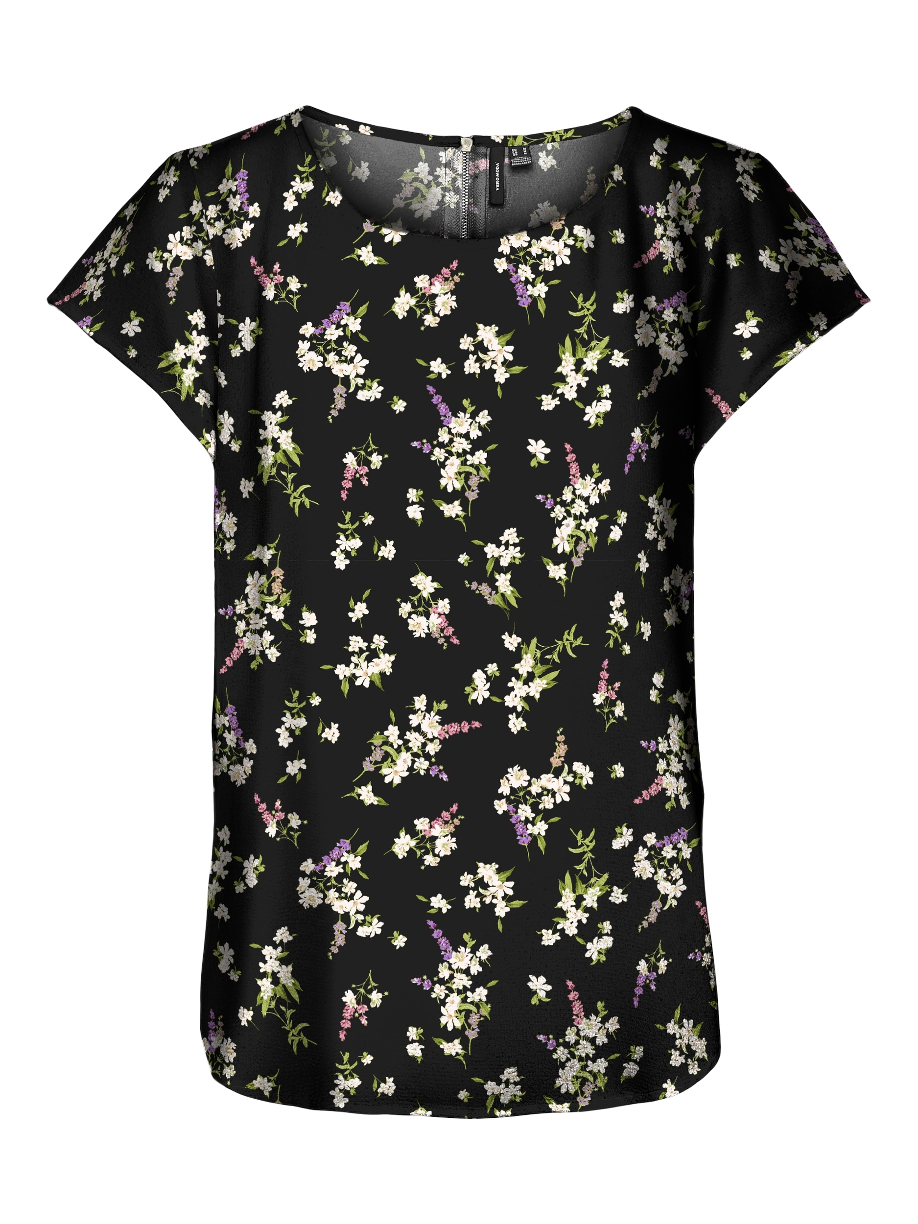 Vero Moda Kurzarmbluse »VMSAKI SS ZIP TOP AOP WVN GA NOOS« Vero Moda Kurzarmbluse »VMSAKI SS ZIP TOP AOP WVN GA NOOS« von Vero Moda