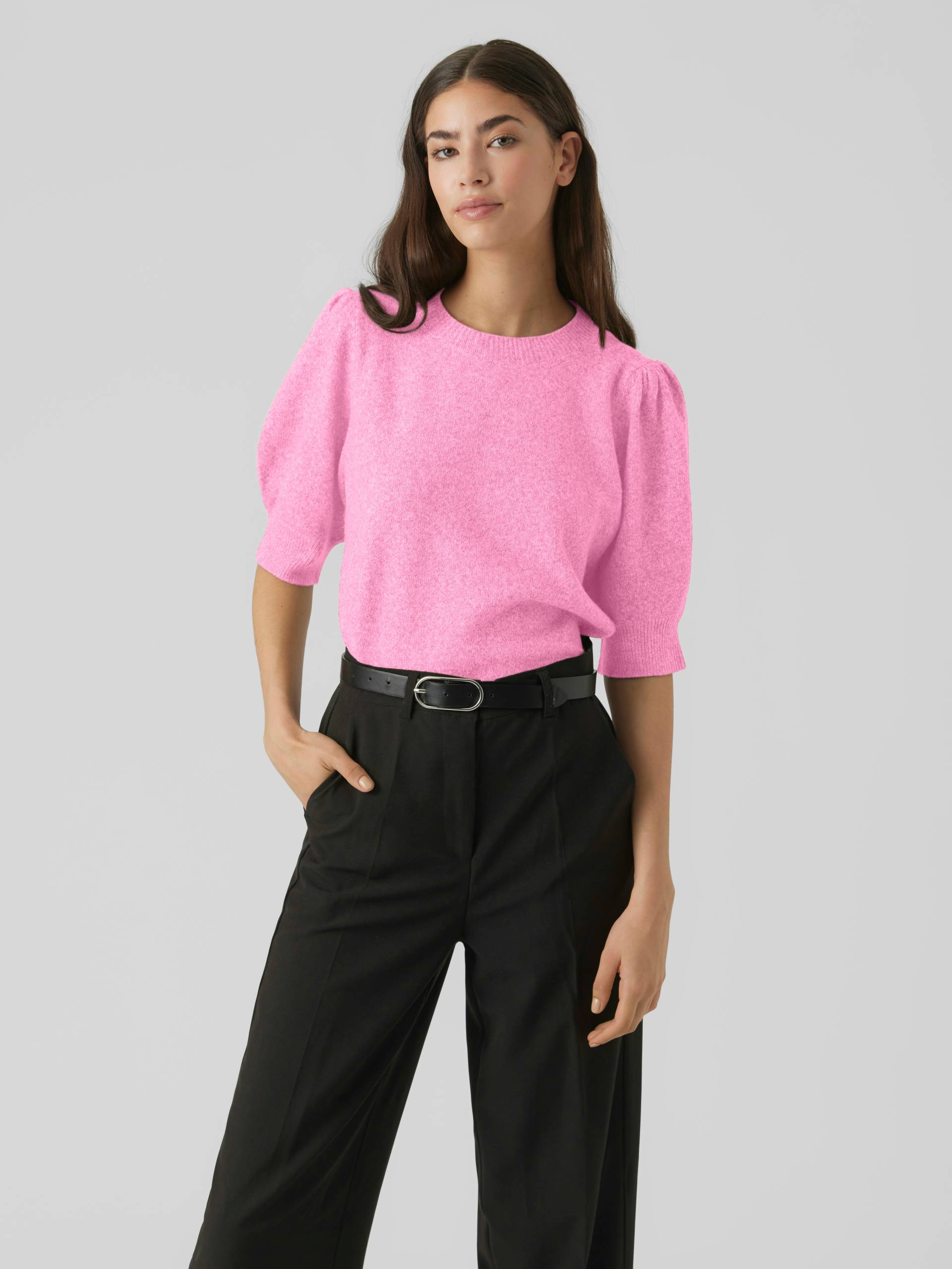 Vero Moda Kurzarmpullover »VMDOFFY 2/4 O-NECK PULLOVER GA NOOS« von Vero Moda