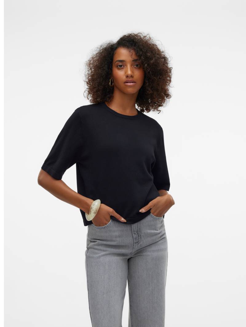 Vero Moda Kurzarmpullover »VMSILJE 2/4 O-NCK OVERSIZE PULL GA NOOS« von Vero Moda
