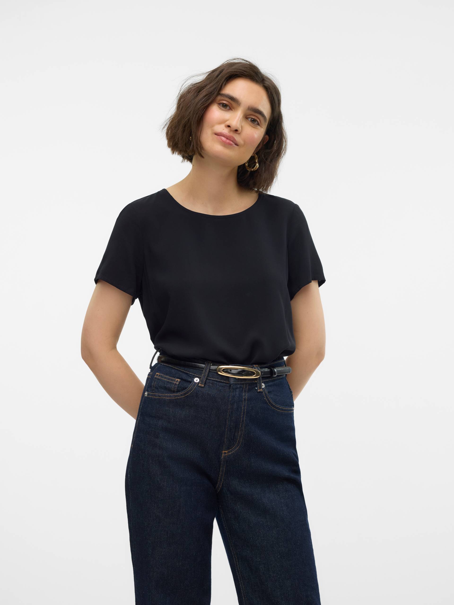 Vero Moda Kurzarmshirt »VMEASY JOY S/S TOP WVN GA« Vero Moda Kurzarmshirt »VMEASY JOY S/S TOP WVN GA« von Vero Moda