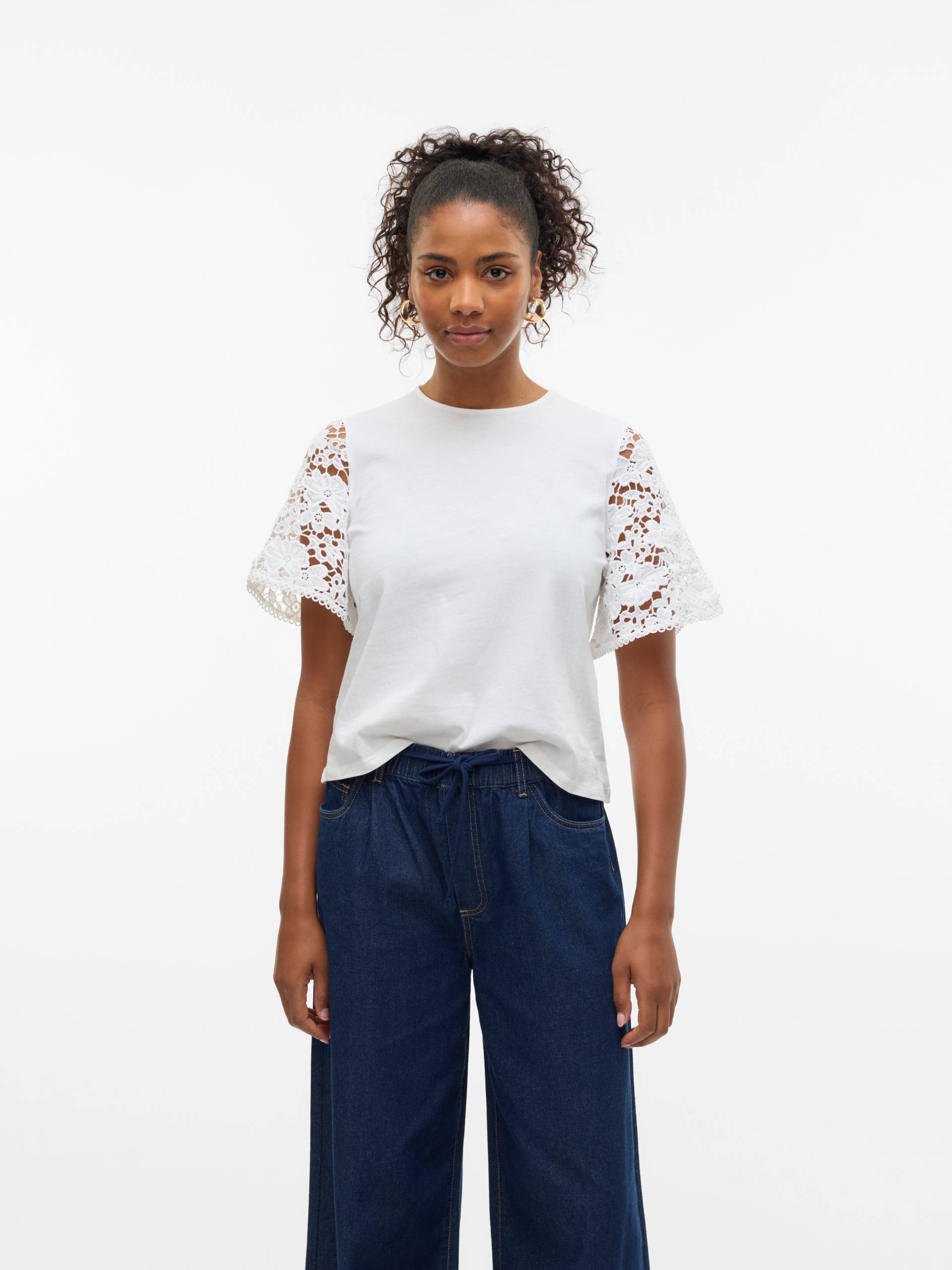 Vero Moda Kurzarmshirt »VMPANNA 2/4 TOP JRS« von Vero Moda