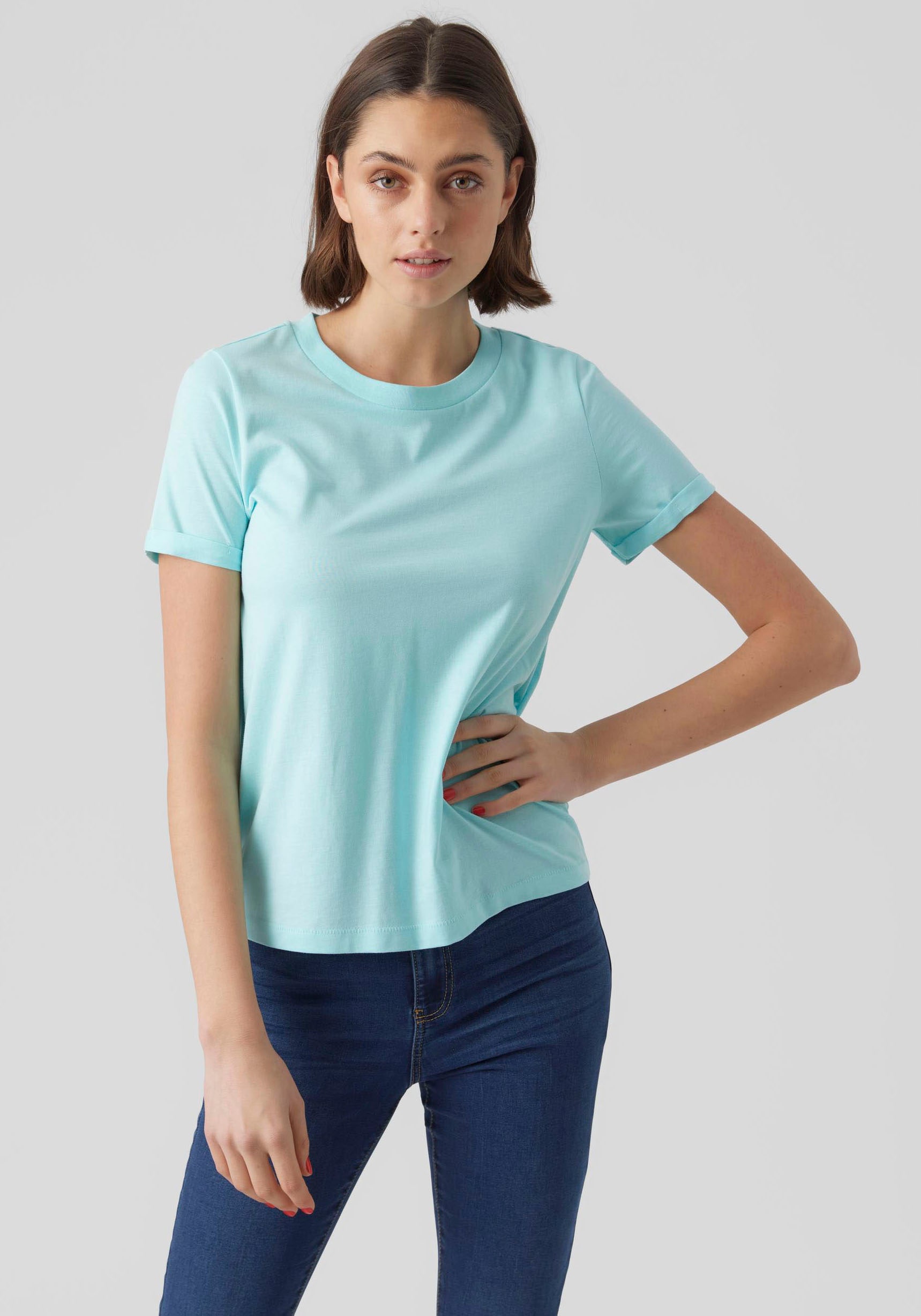 Vero Moda Kurzarmshirt »VMPAULA S/S T-SHIRT NOOS« von Vero Moda