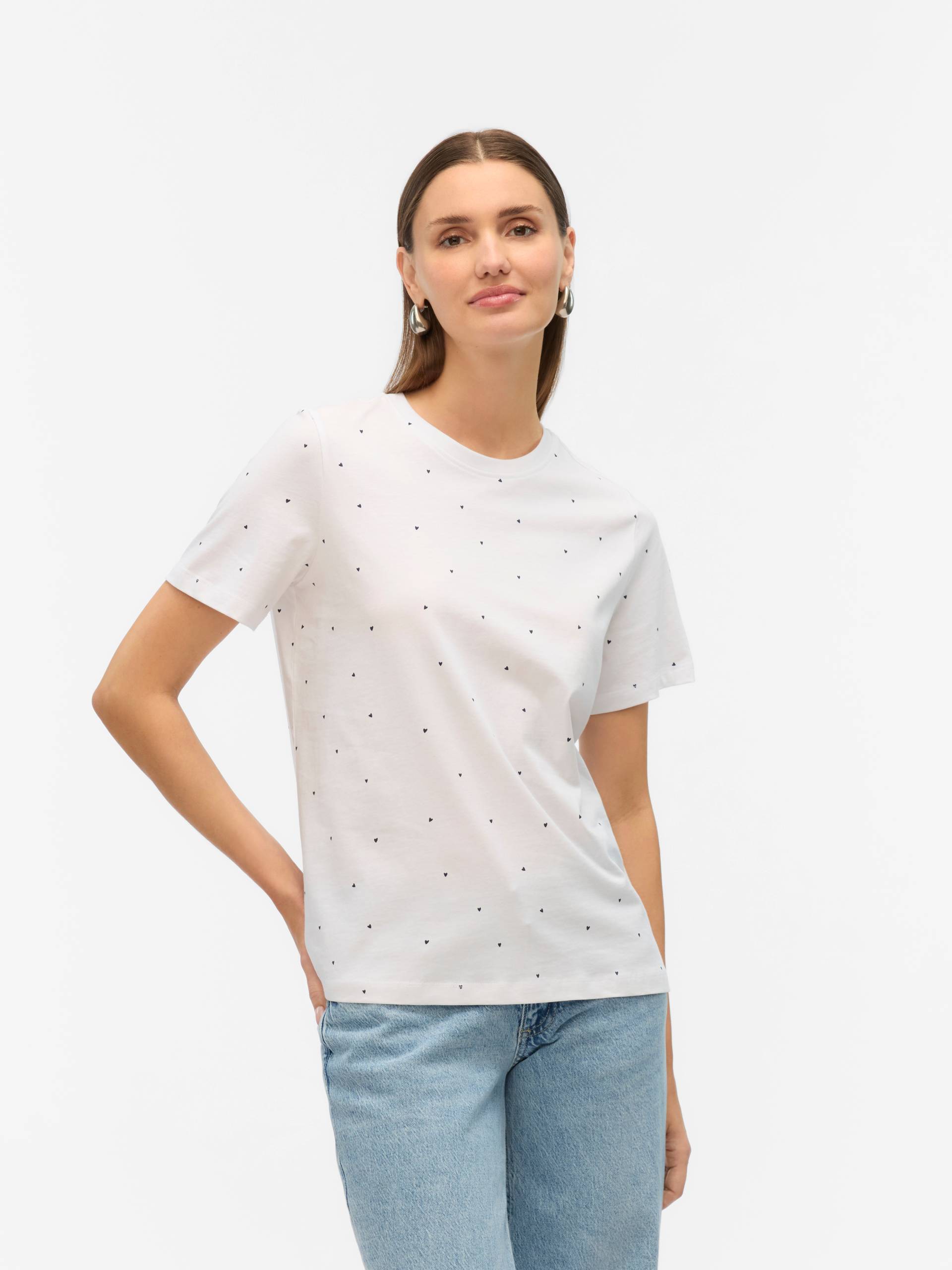 Vero Moda Kurzarmshirt »VMPAULINA AOP SS T-SHIRT GA JRS NOOS« von Vero Moda