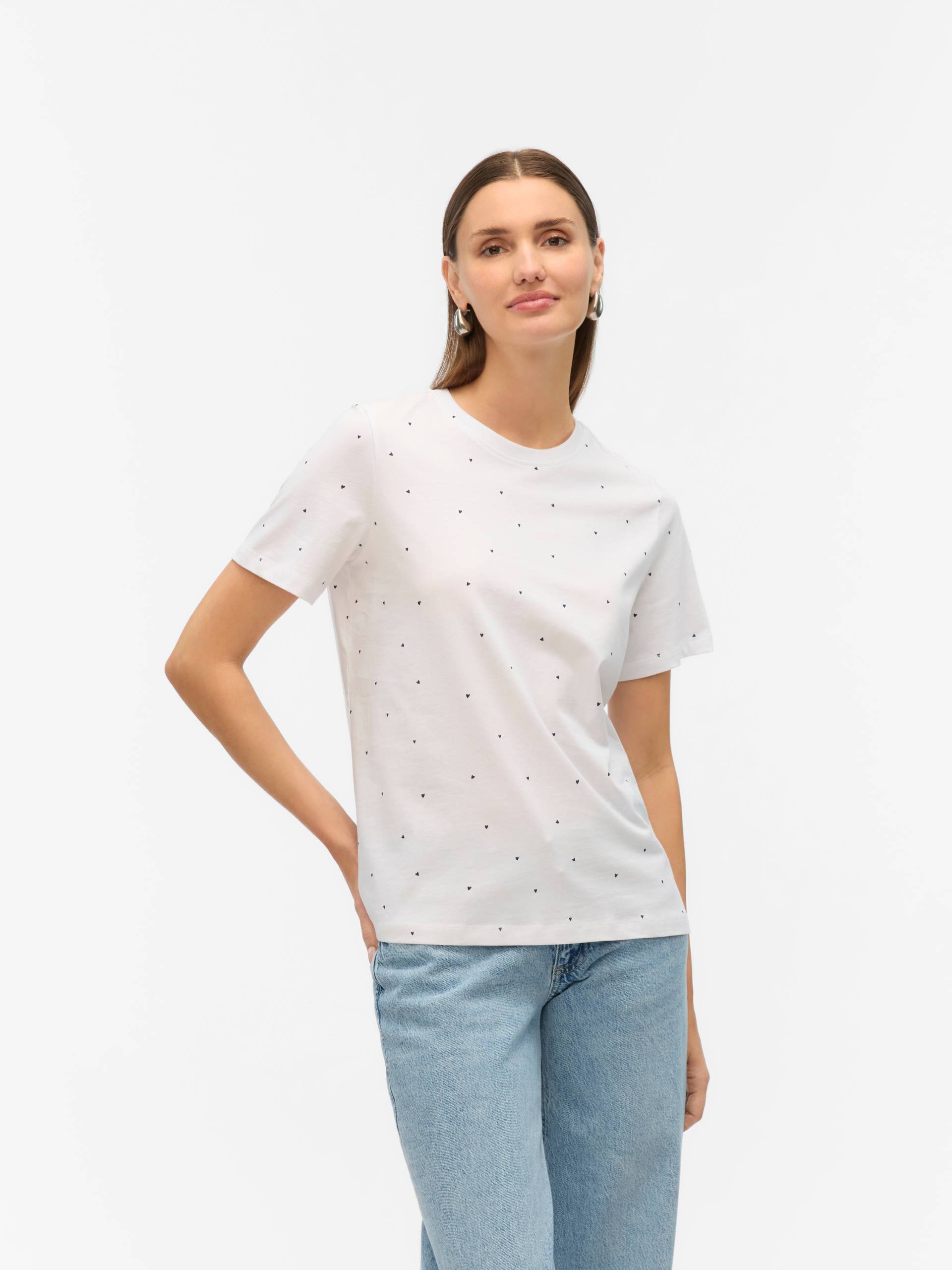 Vero Moda Kurzarmshirt »VMPAULINA AOP SS T-SHIRT GA JRS NOOS« Vero Moda Kurzarmshirt »VMPAULINA AOP SS T-SHIRT GA JRS NOOS« von Vero Moda