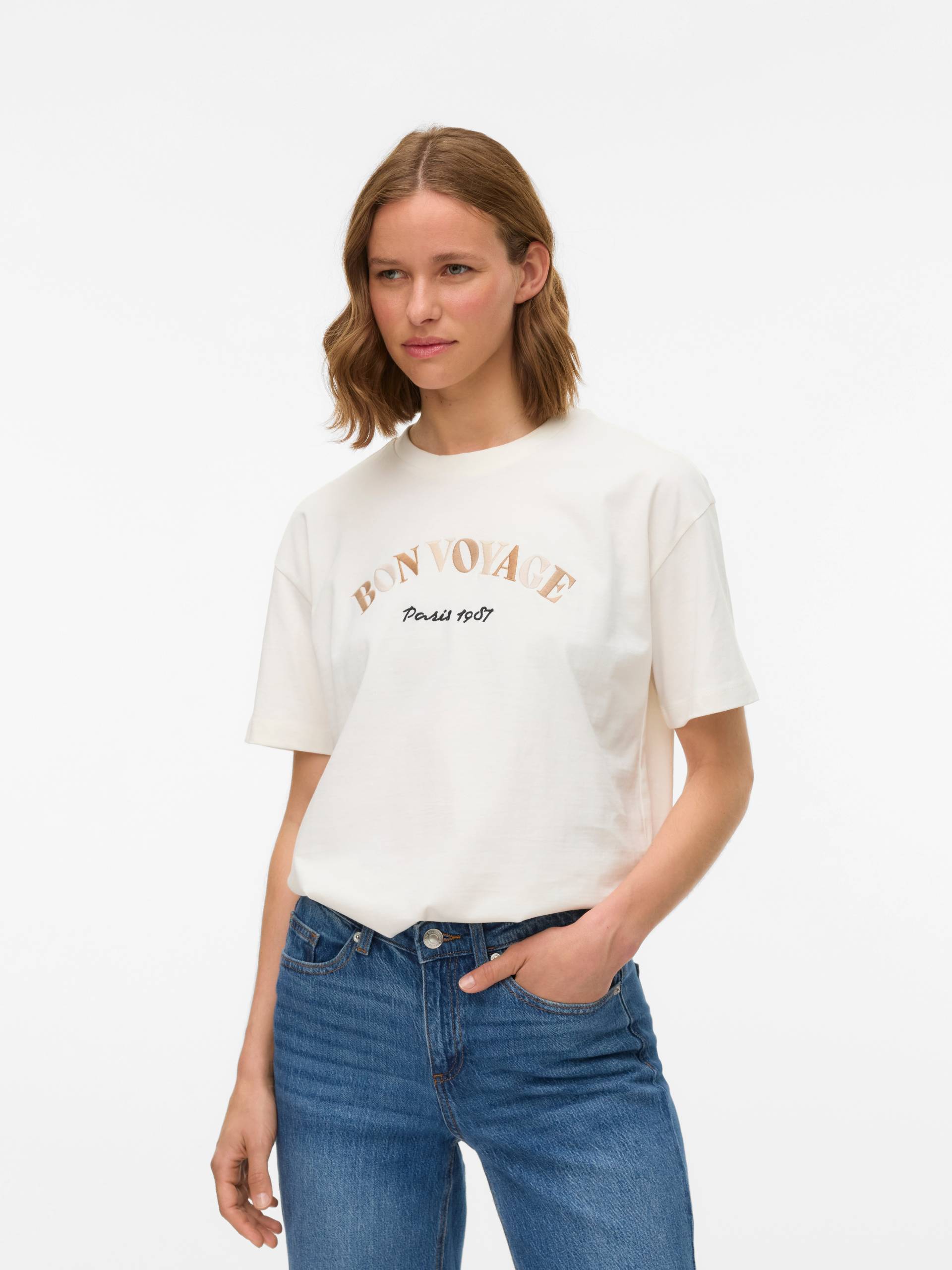 Vero Moda Kurzarmshirt »VMSARA MIA SS TOP BOX JRS SPE GA« Vero Moda Kurzarmshirt »VMSARA MIA SS TOP BOX JRS SPE GA« von Vero Moda