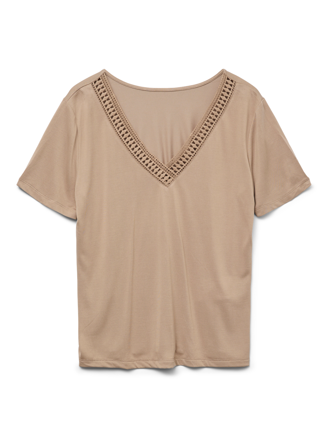 Vero Moda Kurzarmshirt »VMSAVANNAH LACE 2-WAY SS TOP JRS« von Vero Moda