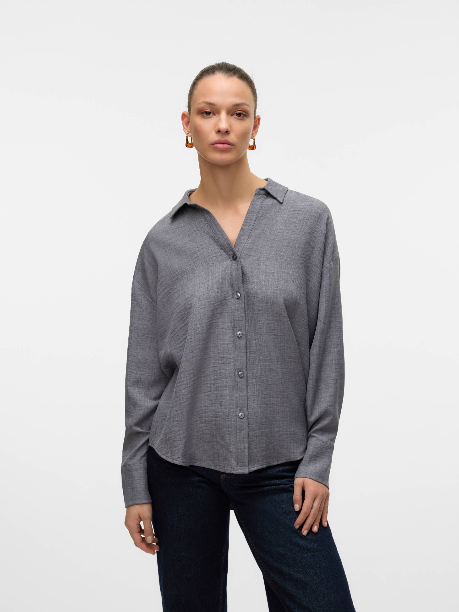 Vero Moda Langarmbluse »VMMELANEY QUEENY LS SHIRT WVN NOOS« Vero Moda Langarmbluse »VMMELANEY QUEENY LS SHIRT WVN NOOS« von Vero Moda