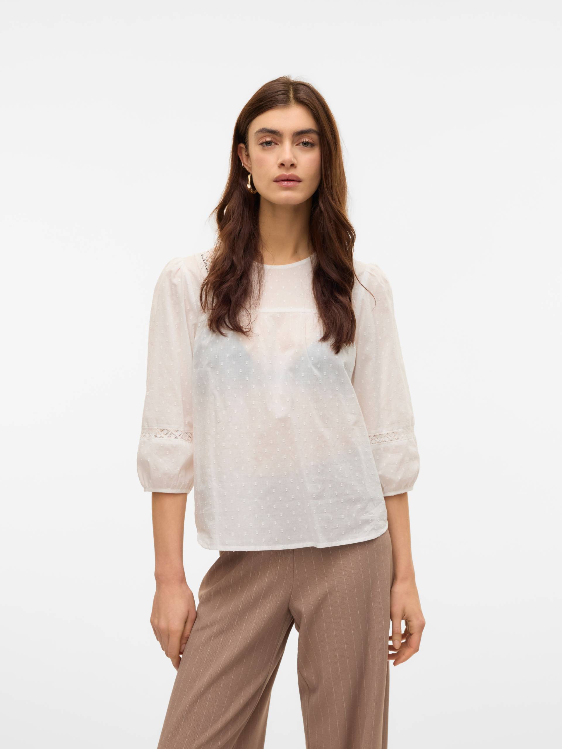 Vero Moda Langarmbluse »VMTRINE 3/4 LACE TOP WVN GA NOOS« Vero Moda Langarmbluse »VMTRINE 3/4 LACE TOP WVN GA NOOS« von Vero Moda