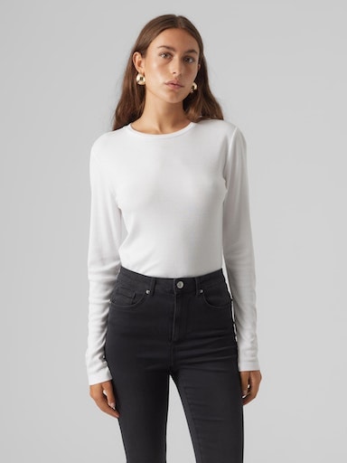 Vero Moda Langarmshirt »VMROMA LS SLIM TOP JRS NOOS« von Vero Moda